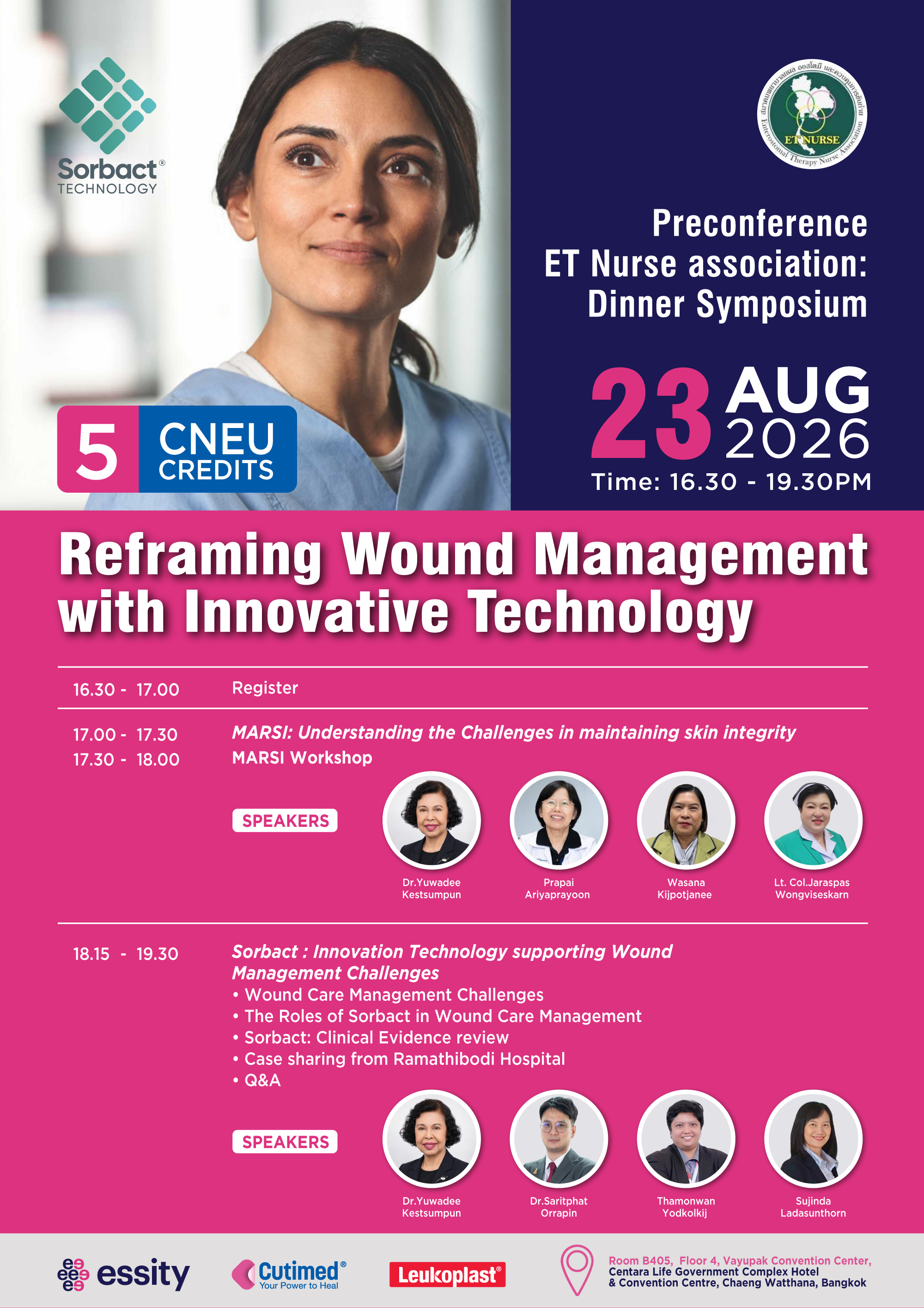 Preconference ET Nurse association: Dinner Symposium 